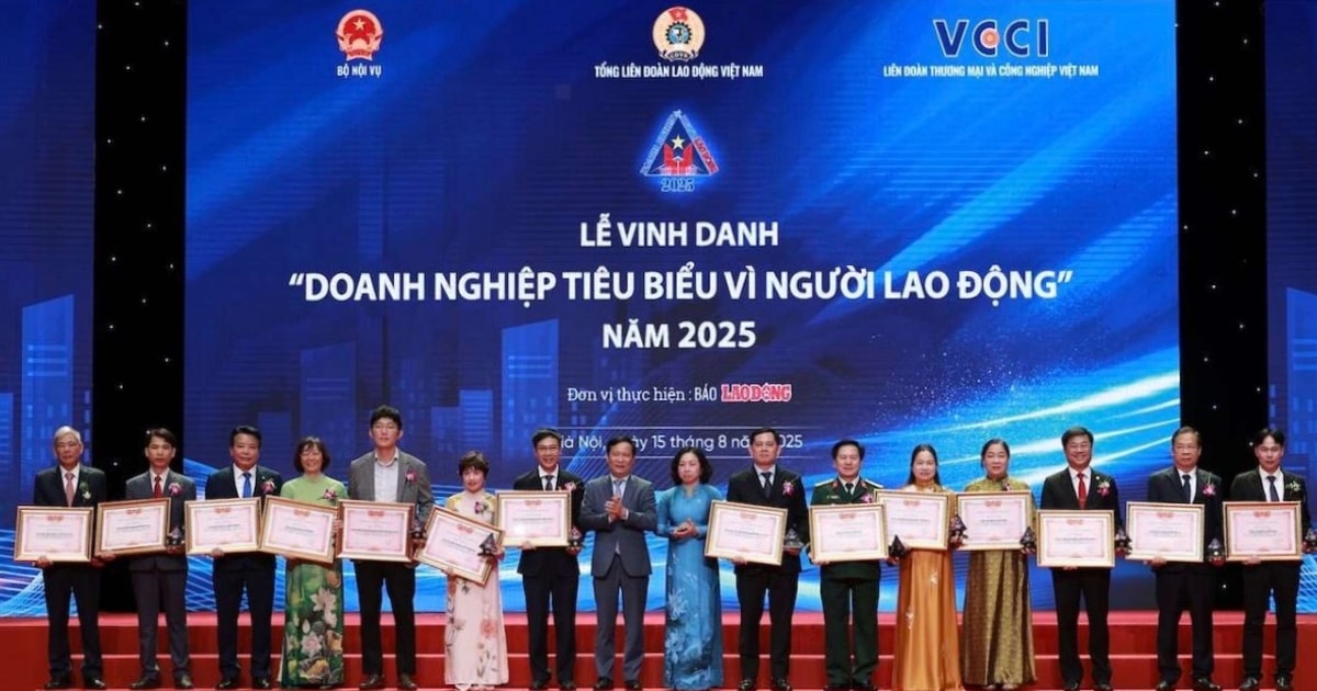 Đà Nẵng có 4 doanh nghiệp được vinh danh ‘Doanh nghiệp tiêu biểu vì người lao động’