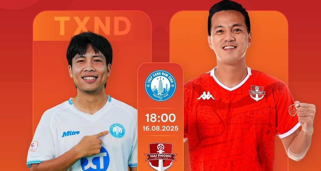 ការផ្សាយបន្តផ្ទាល់បាល់ទាត់ Nam Dinh vs Hai Phong: ជើងឯកយកវាល