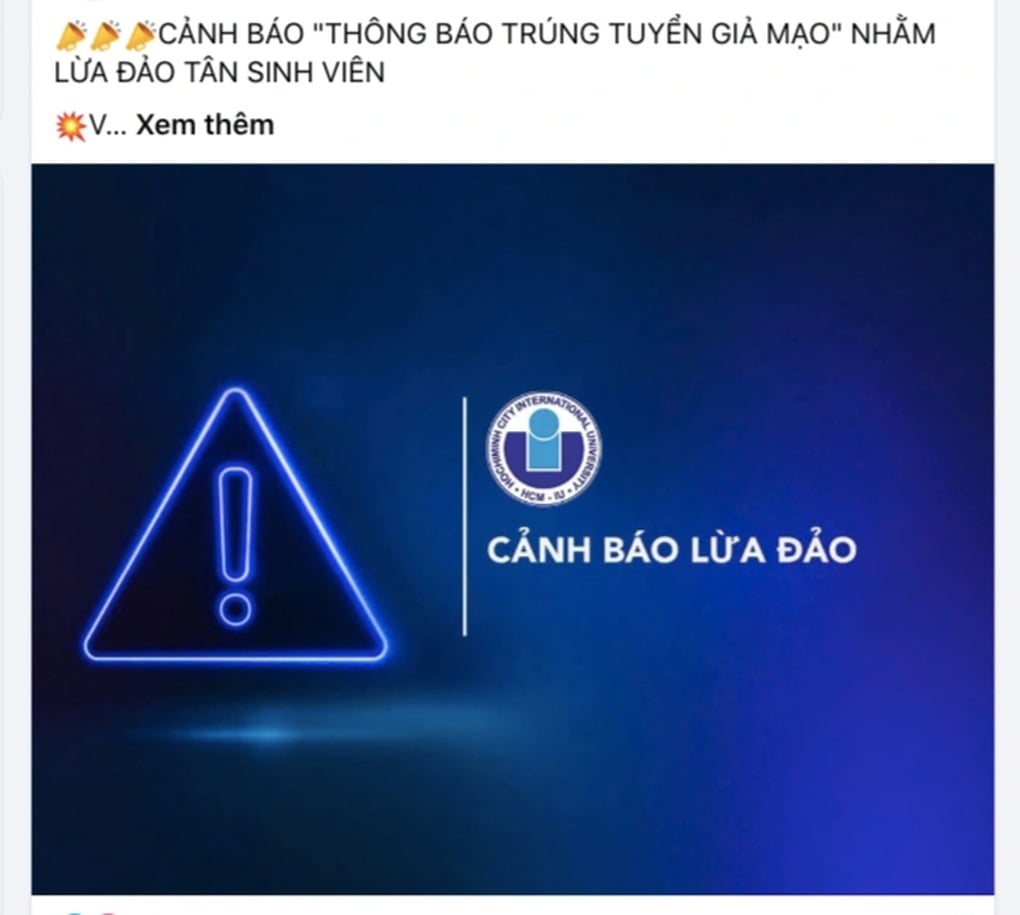 Thí sinh “chưa trúng tuyển đã nhận học bổng”, trường cảnh báo gấp - 1