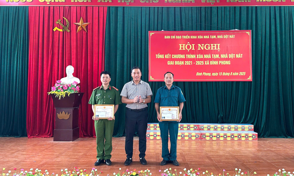 Xã Đình Phong hoàn thành Chương trình xóa nhà tạm, nhà dột nát, giai đoạn 2021 - 2025 - Báo Cao Bằng điện tử