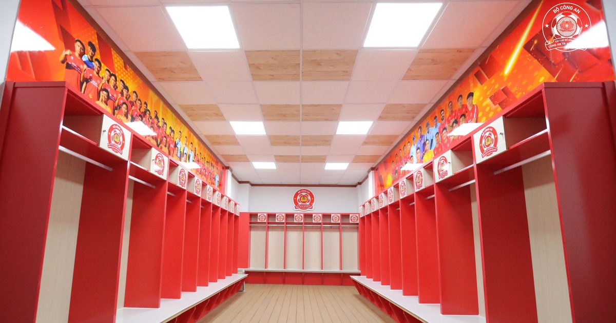 Sân Thống Nhất đẹp long lanh, sẵn sàng chứng kiến CLB Công an TP.HCM đấu đội Hà Nội