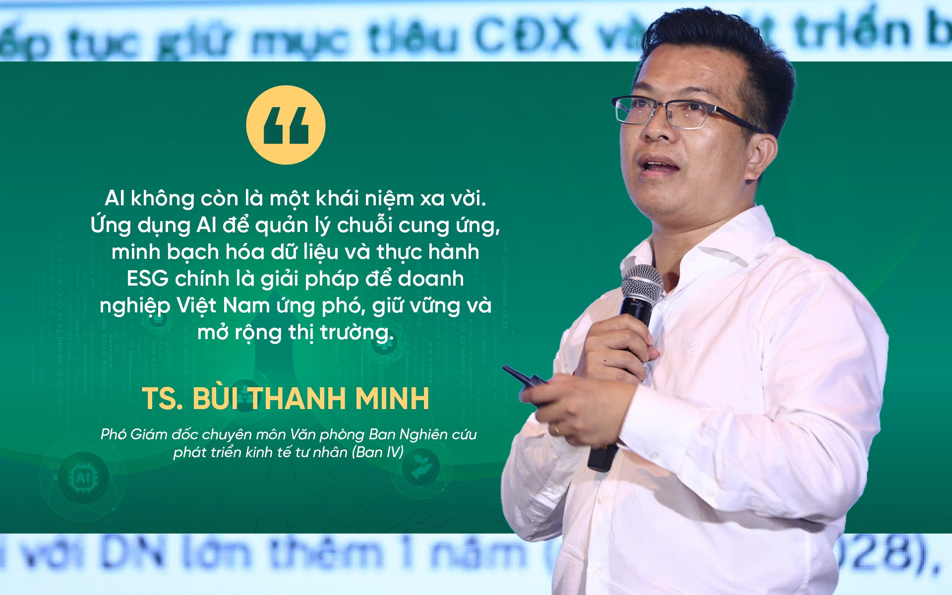 Những phát ngôn ấn tượng tại hội thảo Thực thi ESG bằng AI - 2