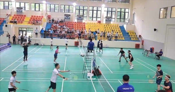 125 vận động viên tham gia thi đấu Giải cầu lông Đan Phượng mở rộng