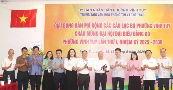 Vĩnh Tuy tổ chức hoạt động văn hóa, thể thao chào mừng Đại hội Đảng bộ phường