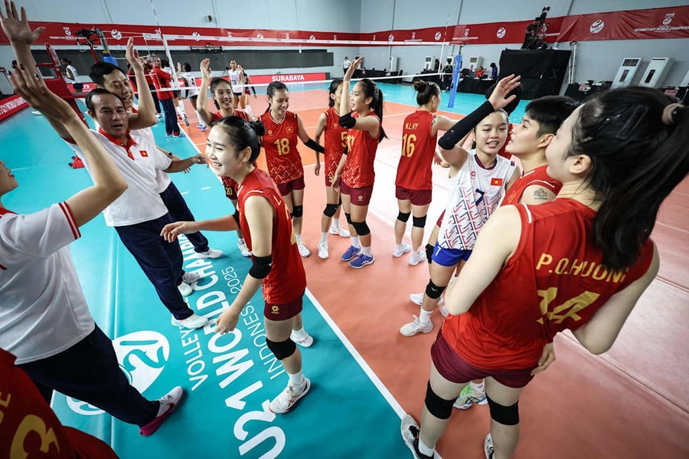 ក្រុមបាល់ទះនារី U21 វៀតណាមជាប់ចំណាត់ថ្នាក់ទី ១៩ សរុបក្នុងការប្រកួតពិភពលោក - រូបថត ២