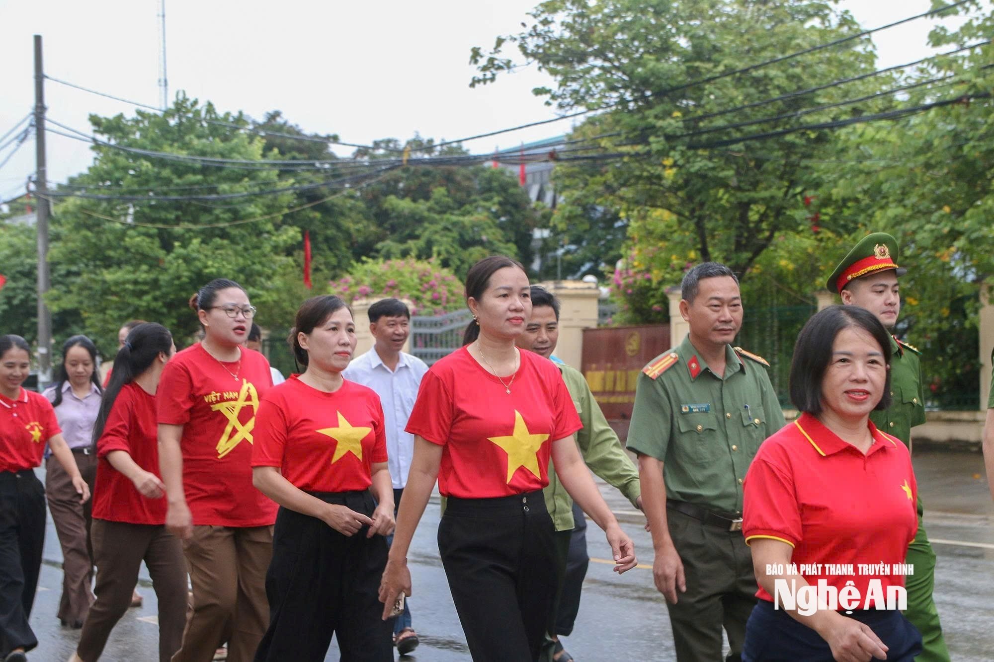 Delegation der Gemeinde Quynh Luu