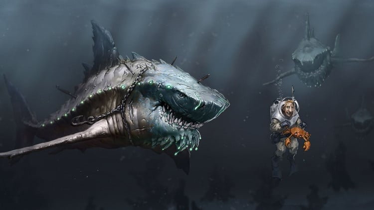 4. Sự tồn tại của các loài “hóa thạch sống”. Việc phát hiện cá cổ như cá vây tay coelacanth cho thấy sinh vật tưởng đã tuyệt chủng vẫn có thể sống sót. Ảnh: Pinterest.