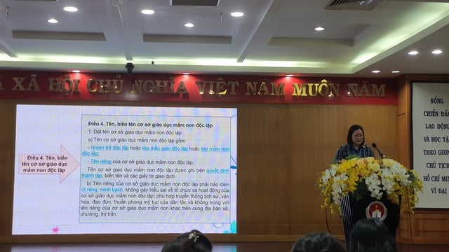 Có trường, lớp mầm non treo bảng tên 'quốc tế' nhưng không phải quốc tế - Ảnh 1.