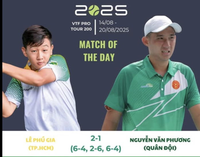 Sốc: Tay vợt 13 tuổi của TP HCM hạ tuyển thủ Davis Cup ở Giải Quốc gia- Ảnh 1.