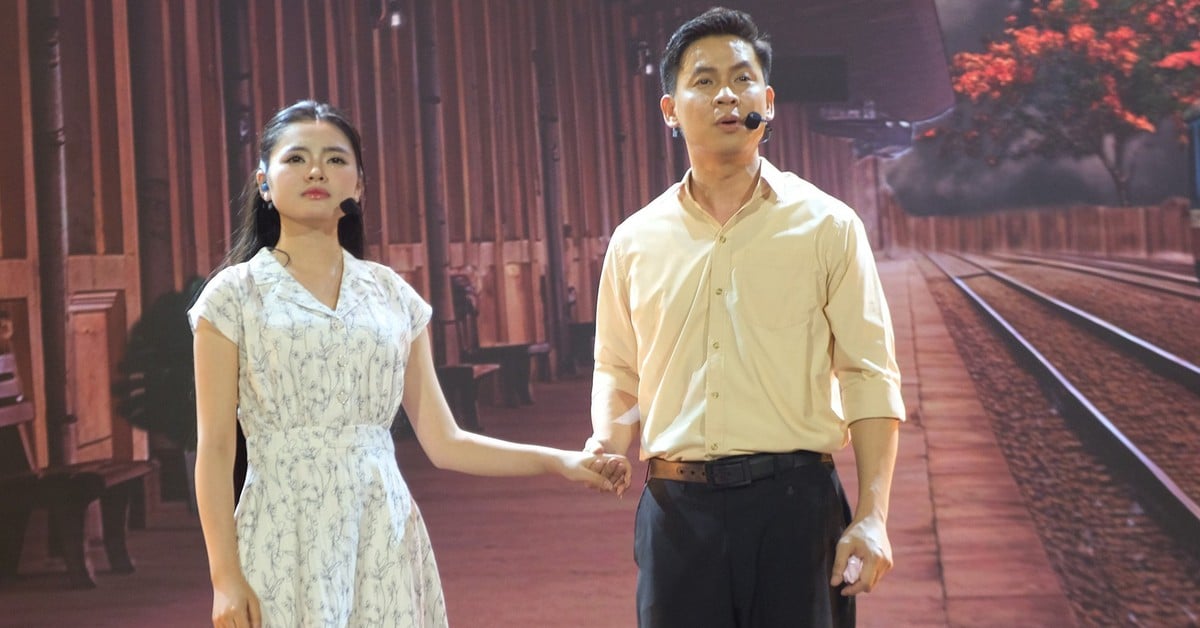 Thu Hường, Huỳnh Thật là đôi tình nhân trắc trở trong nhạc kịch Chờ người