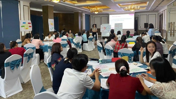 Hội LHPN tỉnh Lào Cai tập huấn kỹ năng tư vấn tâm lý học đường cho giáo viên - Ảnh 1.