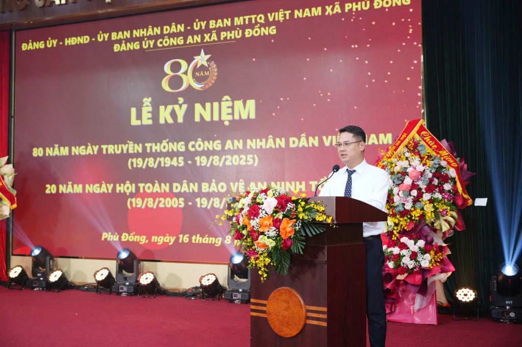 Xã Phù Đổng: Kỷ niệm 80 năm Ngày truyền thống Công an Nhân dân- Ảnh 1.