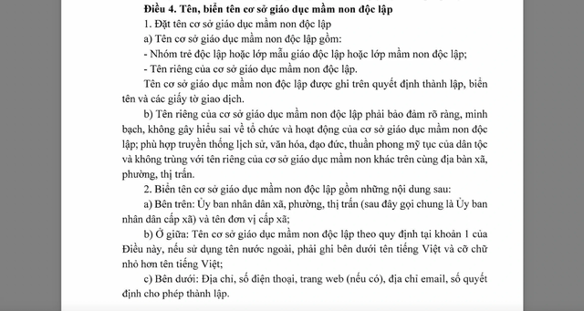 Có trường, lớp mầm non treo bảng tên 'quốc tế' nhưng không phải quốc tế - Ảnh 2.