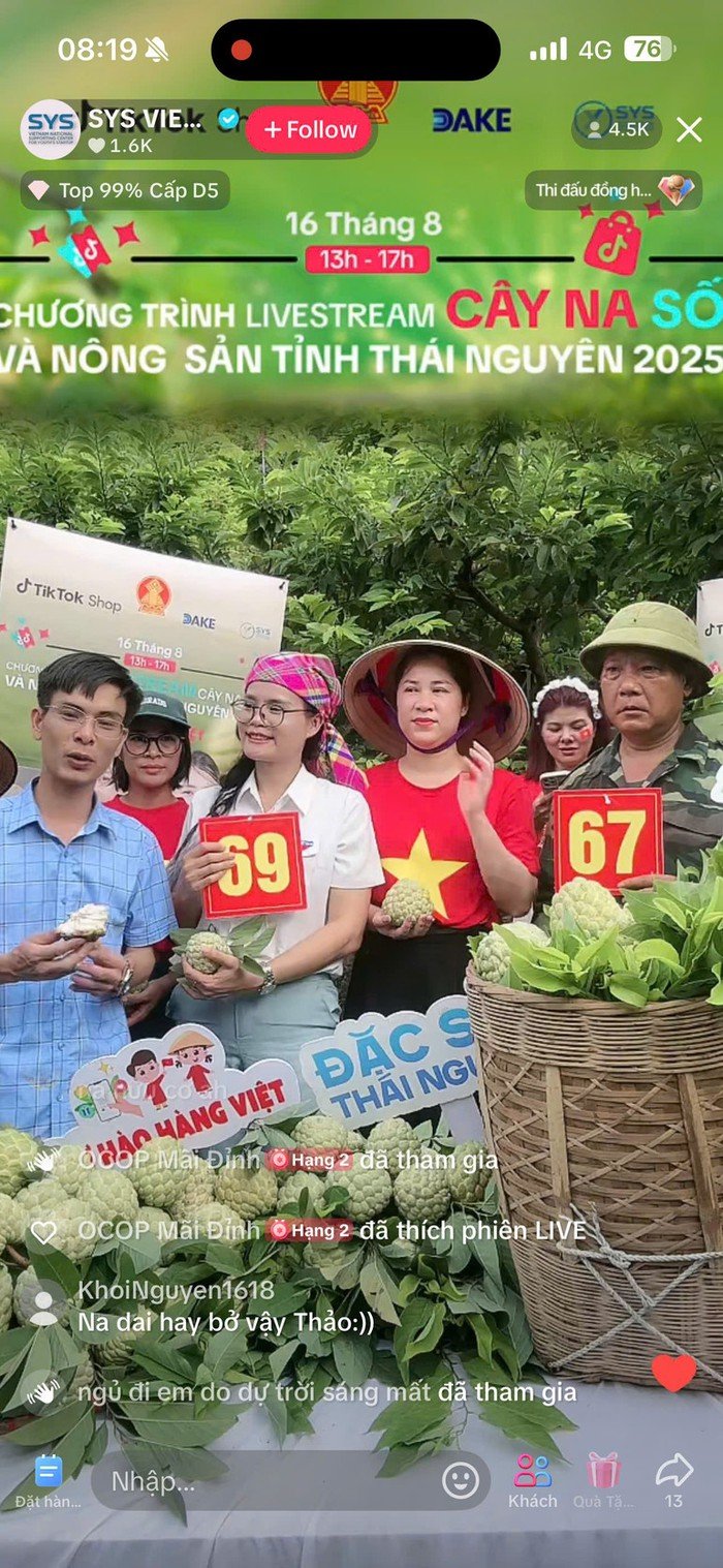 Thái Nguyên: Tổ chức bán nông sản trực tuyến qua mạng xã hội- Ảnh 1.
