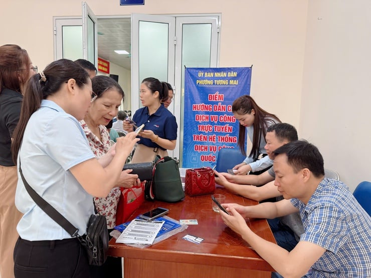 Phường Tương Mai: Đưa chuyển đổi số đến với từng Tổ dân phố- Ảnh 3.