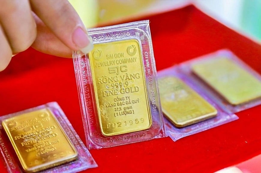 Giá vàng trưa nay (18-8): Neo ở mức cao. Ảnh minh họa: thoibaotaichinhvietnam.vn
