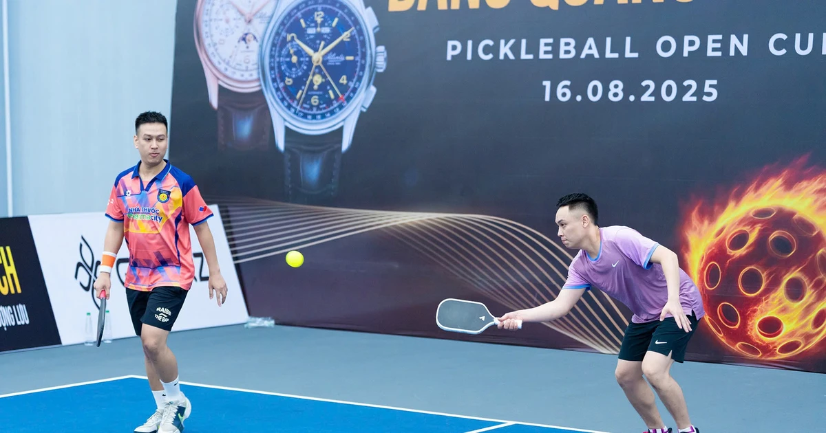 Sôi động giải Pickleball tranh cúp Đăng Quang Watch tại Hà Nội
