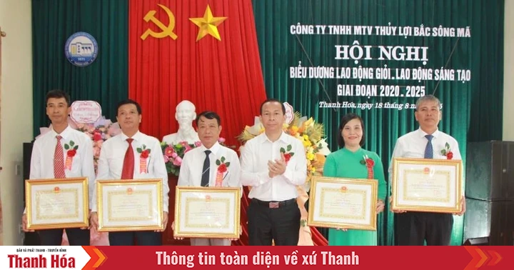 Công ty thủy lợi Bắc Sông Mã biểu dương lao động giỏi, lao động sáng tạo