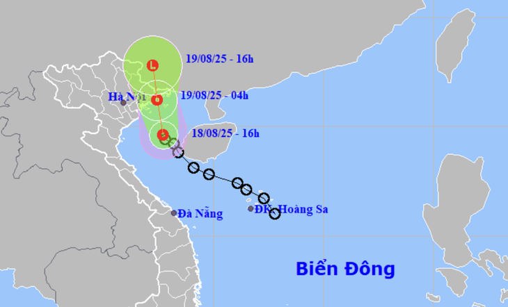 Áp thấp nhiệt đới khả năng đổ bộ vào Quảng Ninh - Hải Phòng, ven biển gió mạnh
