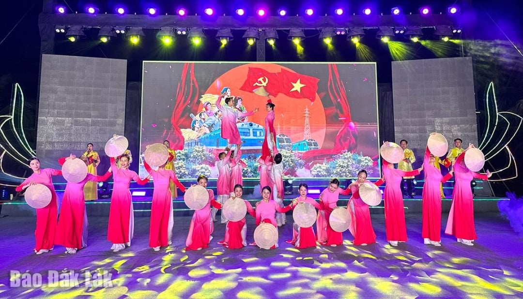 Le spectacle de chant et de danse était plein d’optimisme dans le programme.