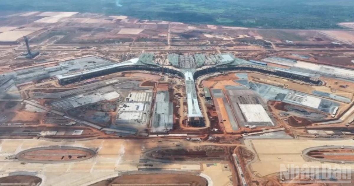 Nhà ga sân bay Long Thành tăng tốc về đích cuối năm 2025