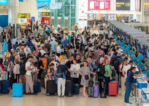 Se espera que el aeropuerto de Noi Bai reciba un número récord de visitantes con motivo del Día Nacional, el 2 de septiembre.