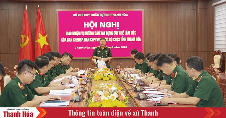Giao nhiệm vụ xây dựng quy chế làm việc của Ban Chỉ huy BĐBP, Ban Chỉ huy Phòng thủ khu vực