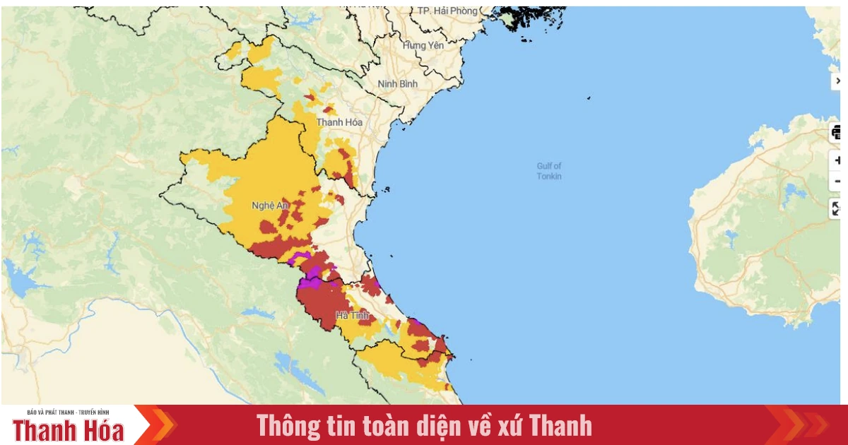 Cảnh báo lũ quét, sạt lở đất khu vực từ Thanh Hóa đến Quảng Trị