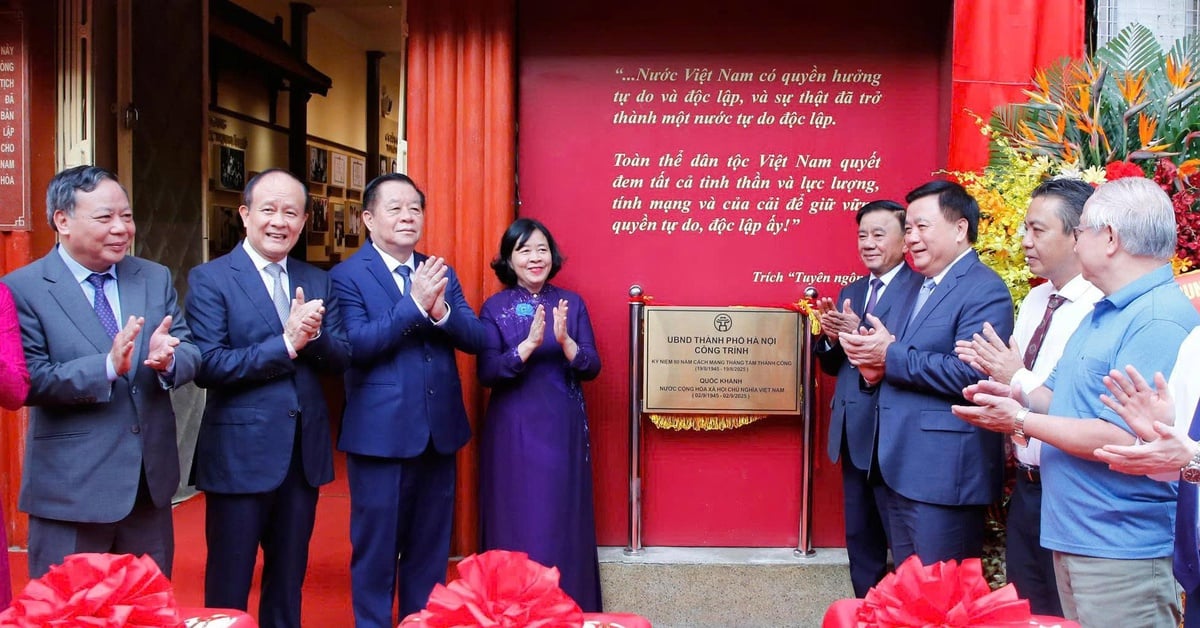 Hanoi puts up a sign at 48 Hang Ngang, where Uncle Ho wrote the Declaration of Independence
