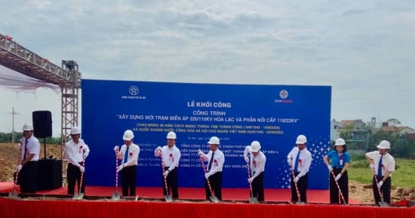 EVNHANOI: Khởi công 2 công trình trọng điểm tại phía Tây Hà Nội