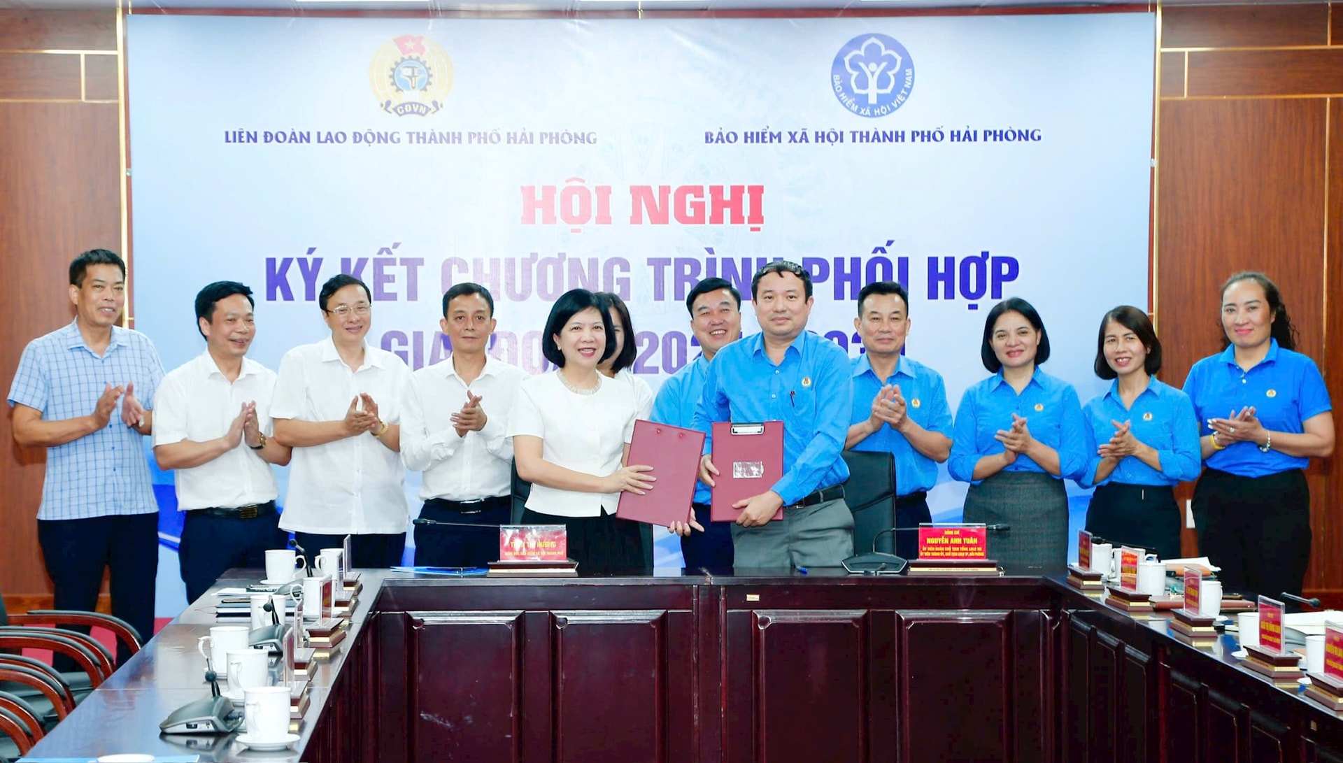 Liên đoàn Lao động - Bảo hiểm Xã hội thành phố ký kết chương trình phối hợp giai đoạn 2025 - 2030