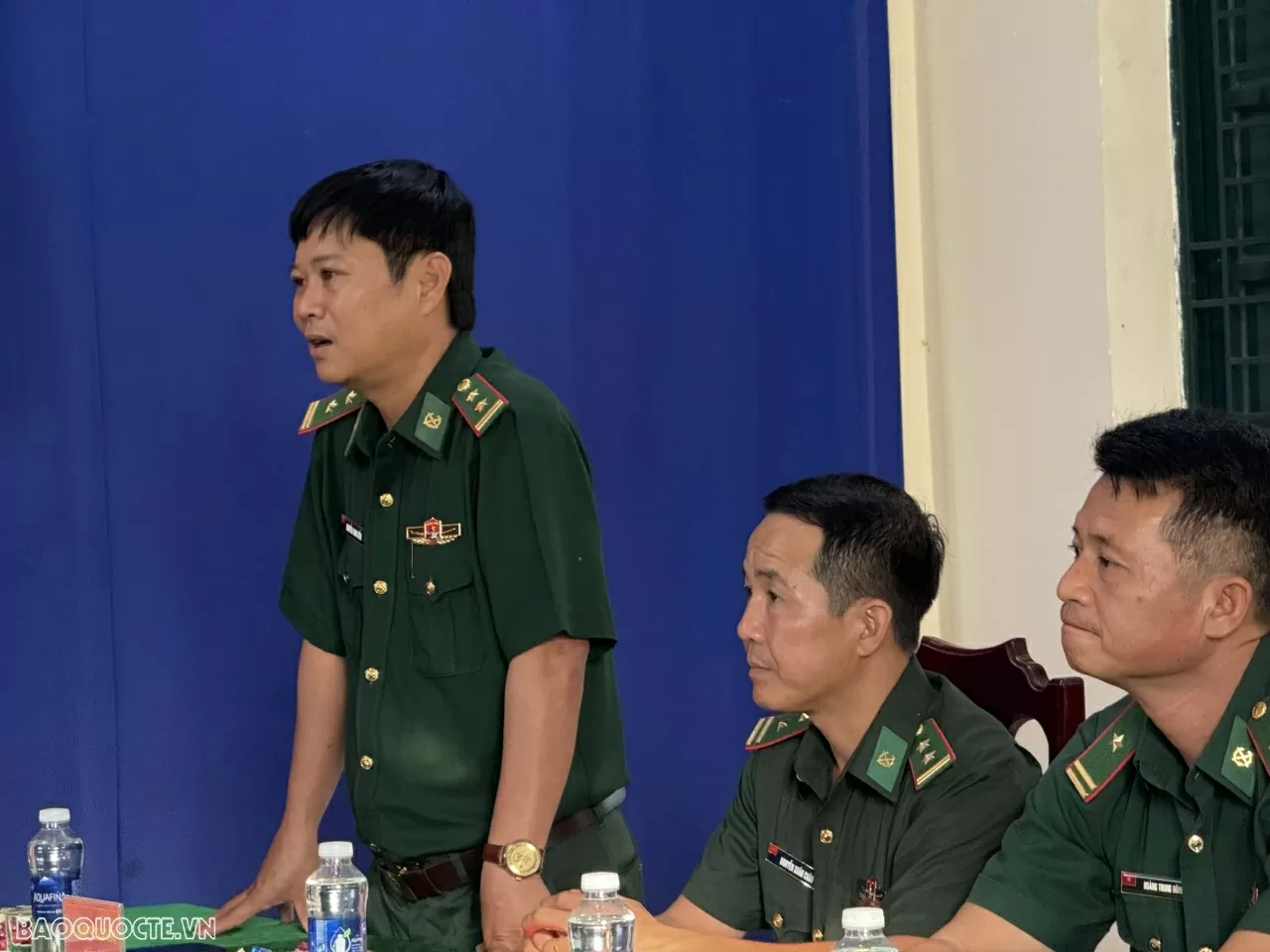 Đoàn công tác thanh niên Bộ Ngoại giao thăm, động viên cán bộ, chiến sĩ Đồn Biên phòng Bù Gia Mập, Đồng Nai