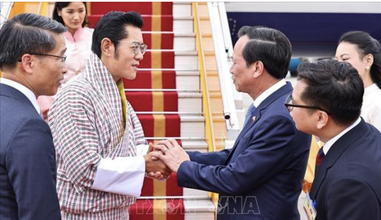 Quốc vương Bhutan và Hoàng hậu bắt đầu thăm cấp Nhà nước tới Việt Nam