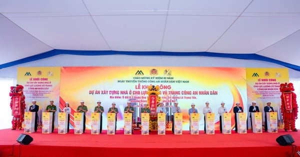 Bộ Công an khởi công thêm một Dự án xây dựng nhà ở cho lực lượng vũ trang CAND