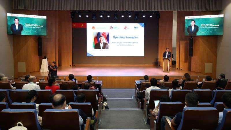 会議風景。