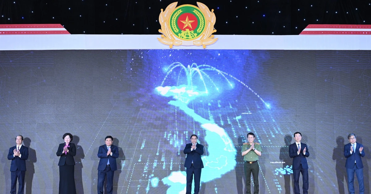[Ảnh] Thủ tướng Phạm Minh Chính dự lễ khai trương Trung tâm Dữ liệu quốc gia
