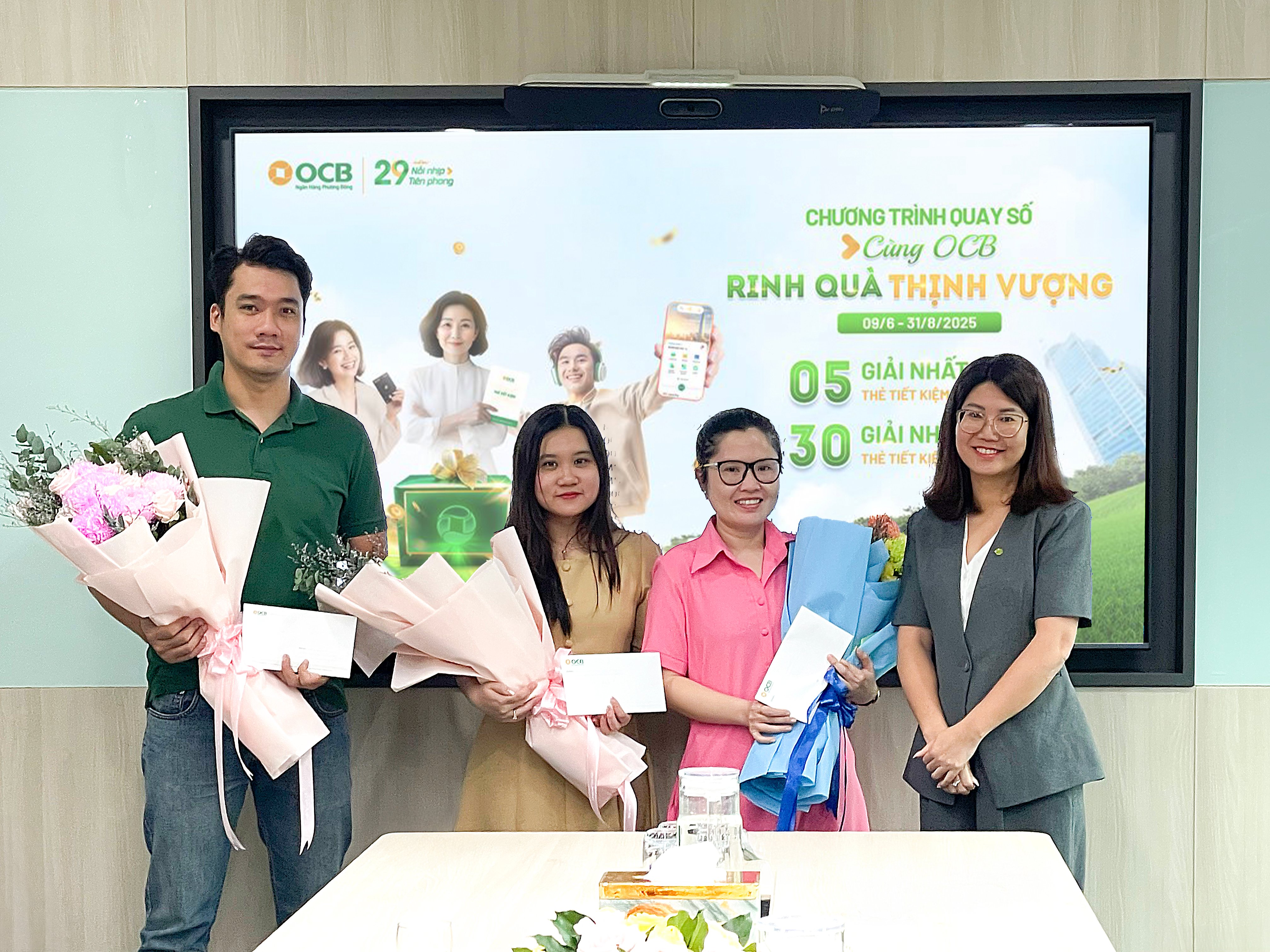 Công bố kết quả quay số đợt 2 chương trình "Cùng OCB Rinh quà thịnh vượng”