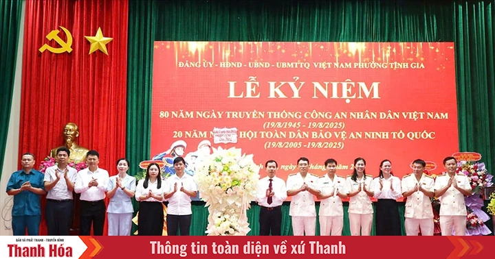 Phường Tĩnh Gia kỷ niệm 80 năm Ngày truyền thống CAND và 20 năm “Ngày hội toàn dân bảo vệ ANTQ”