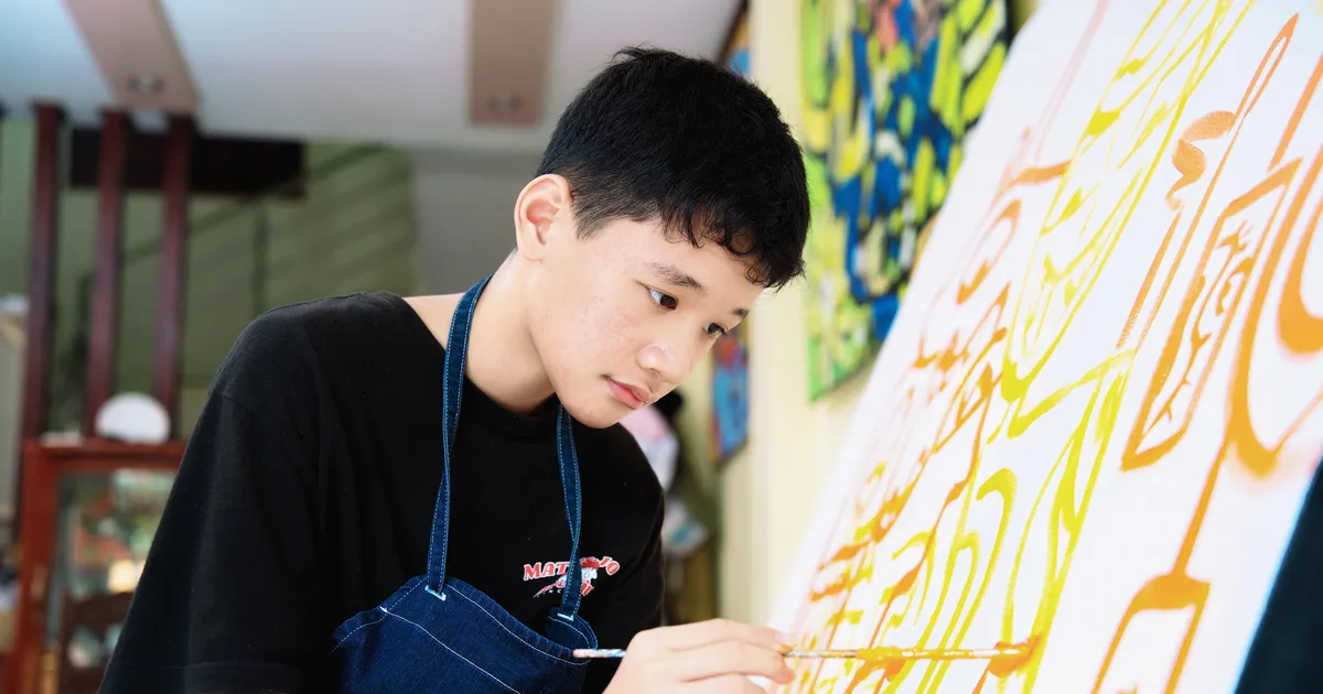 “Giấc mơ mang tên mình” của họa sĩ nhí 13 tuổi