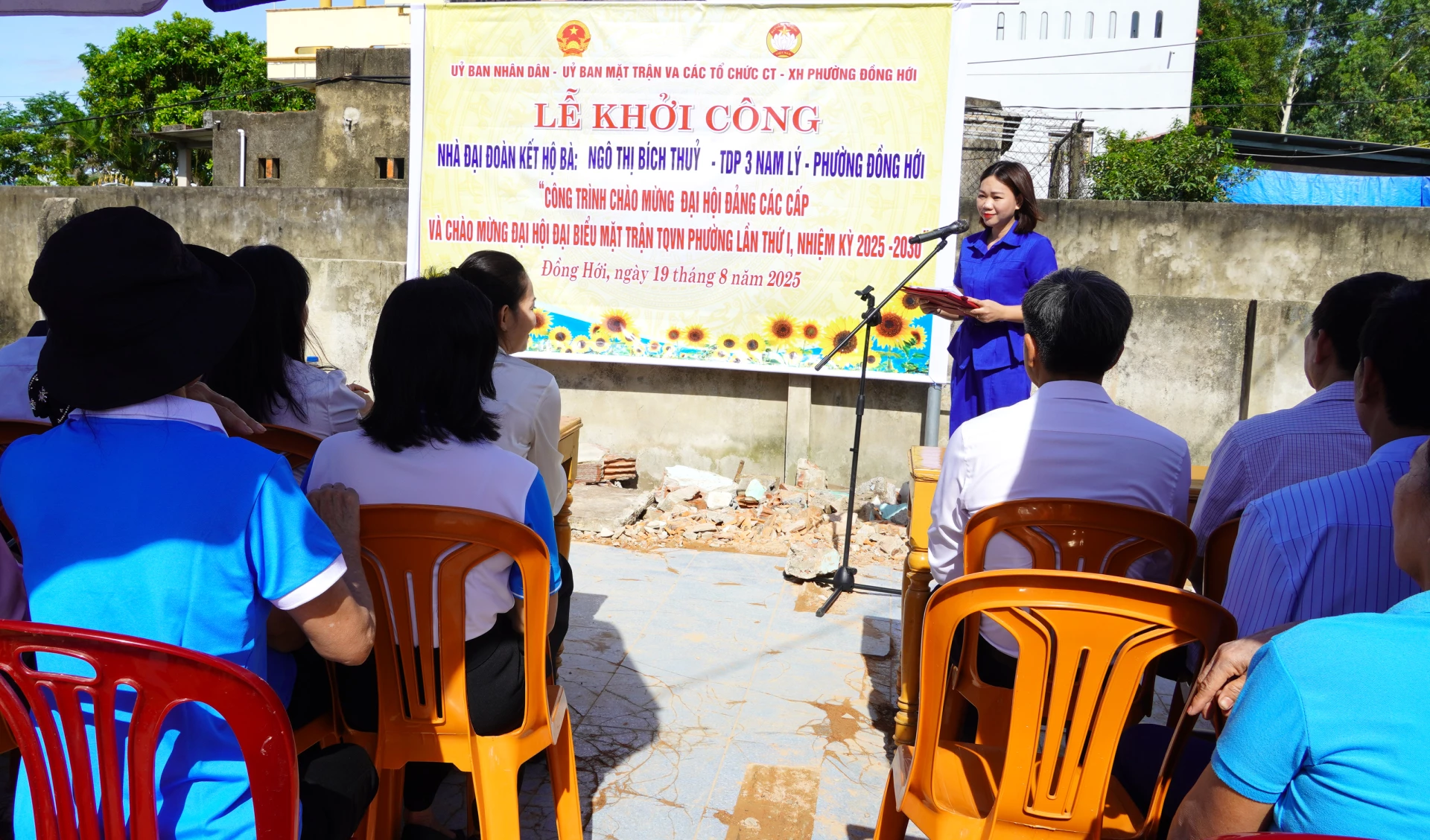 Quang cảnh lễ khởi công. Ảnh: H.T
