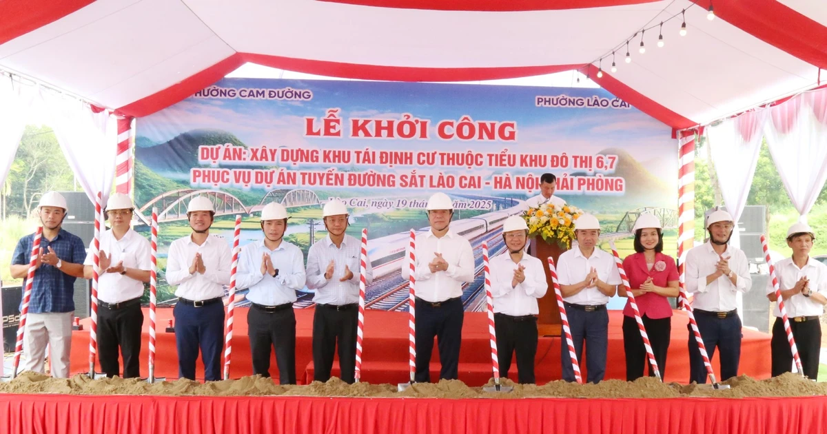 Khởi công xây dựng khu tái định cư cho Dự án đường sắt Lào Cai - Hà Nội - Hải Phòng