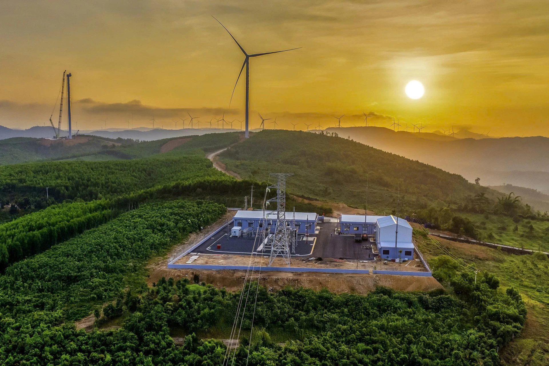 Nhà máy điện gió Hải Anh có công suất 40MW, tổng mức đầu tư 1.500 tỷ đồng