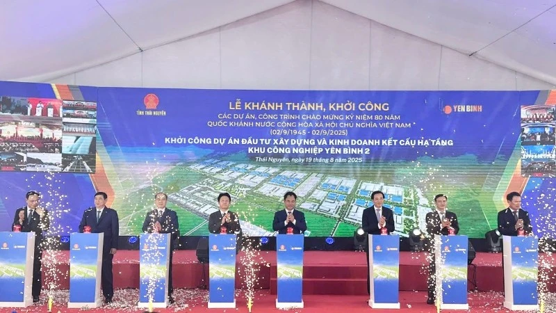 Thái Nguyên: Khánh thành, khởi công 6 công trình, dự án chào mừng 80 năm Quốc khánh