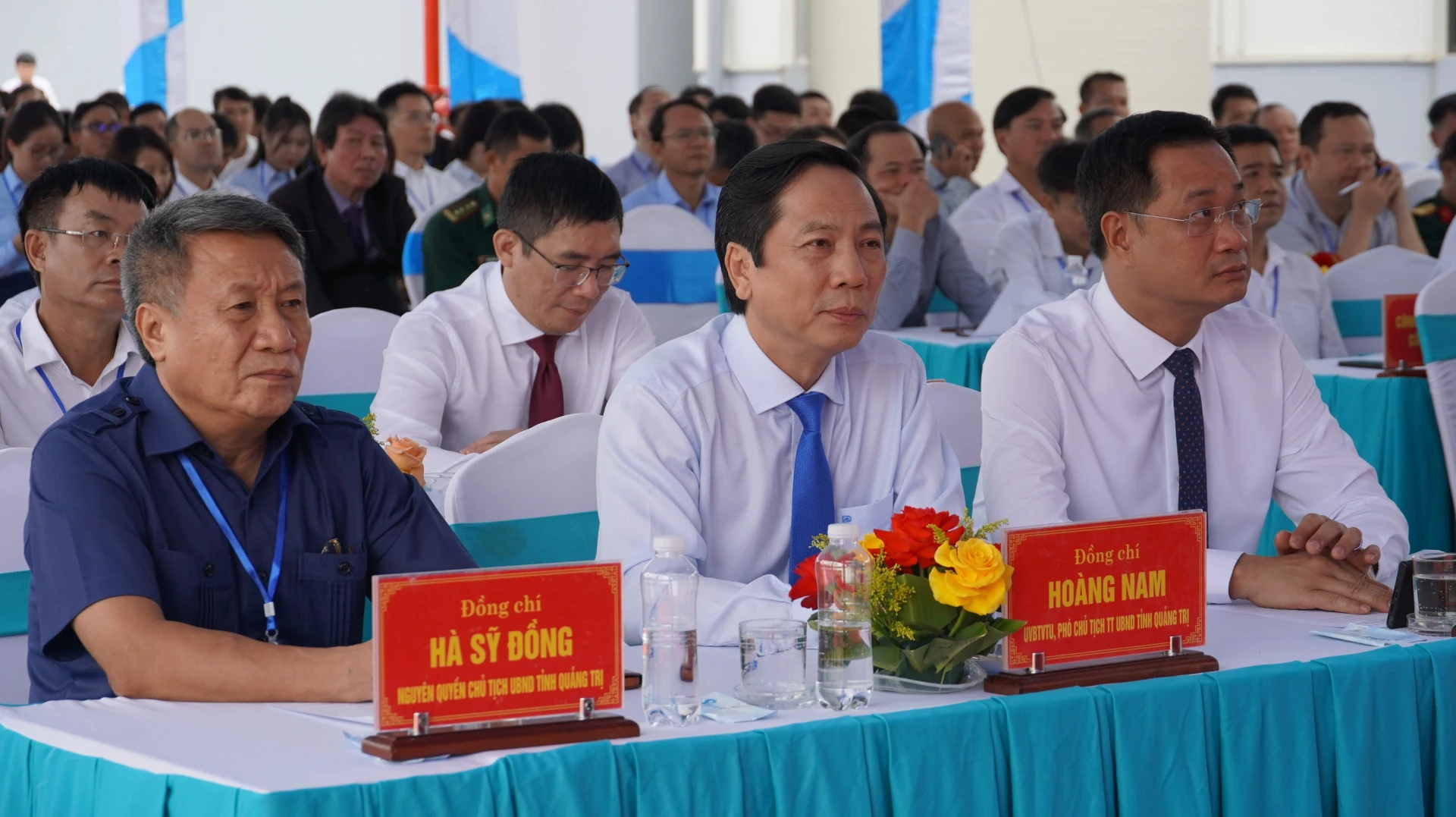 Đại biểu dự lễ khánh thành - Ảnh: QV