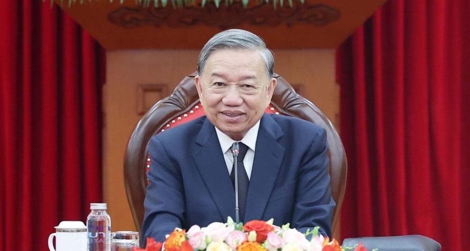 Tổng Bí thư Tô Lâm điện đàm với Chủ tịch Đảng Nhân dân Campuchia Hun Sen