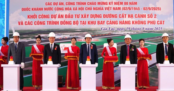 Gia Lai: Khởi công đường cất hạ cánh số 2 Cảng hàng không Phù Cát