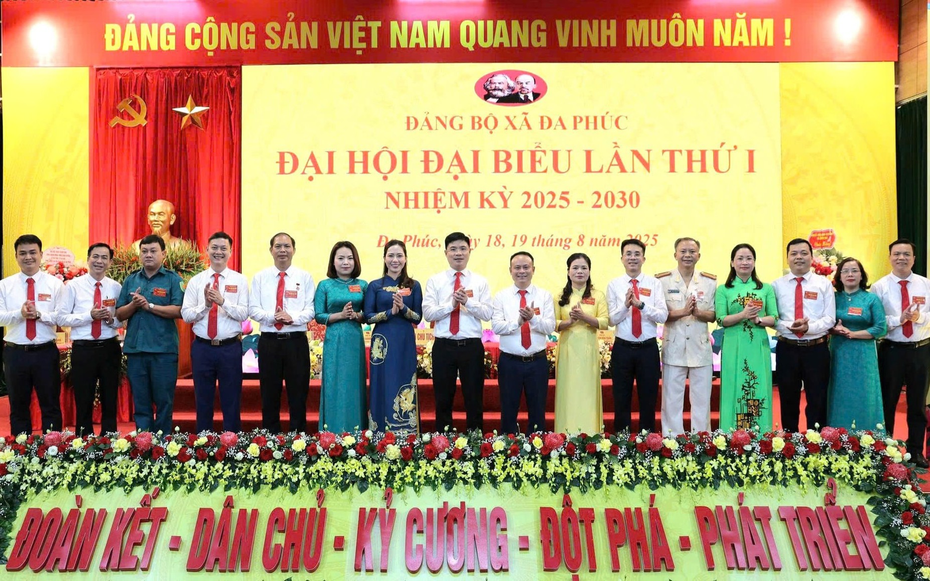 Đảng bộ xã Đa Phúc nhiệm kỳ 2025-2030: Đoàn kết - Đột phá - Phát triển bền vững
