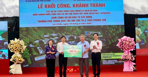 Khởi công xây dựng Trường phổ thông Dân tộc nội trú Tiểu học và THCS Phong Thổ