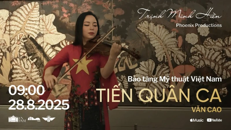 "Lấp lánh vàng sao" - khúc ngân rung dịu dàng giữa cuộn trào tình yêu đất nước