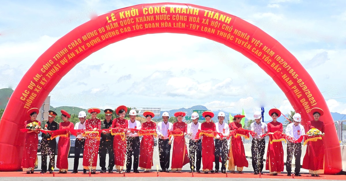 Thông xe kỹ thuật Dự án xây dựng đường cao tốc Hòa Liên - Túy Loan